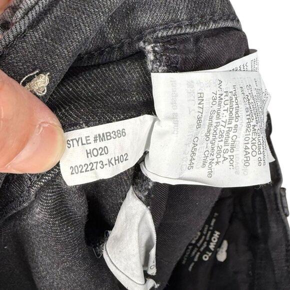 |EUC| MADEWELL Roadtripper Black Wash Skinny Jeans (Tall) - Picture 9 of 9